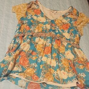 Floral Print Women's Top